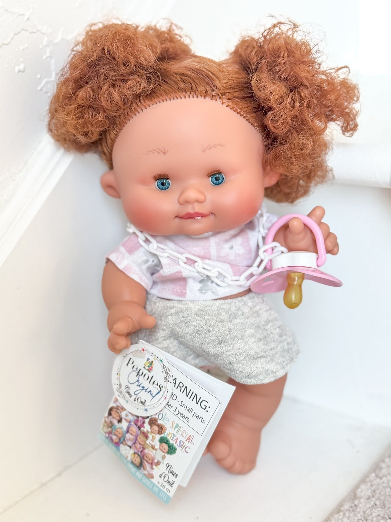 Katie  - Authentic Pepotes 10.2" Girl Doll with Sleepy Eyes