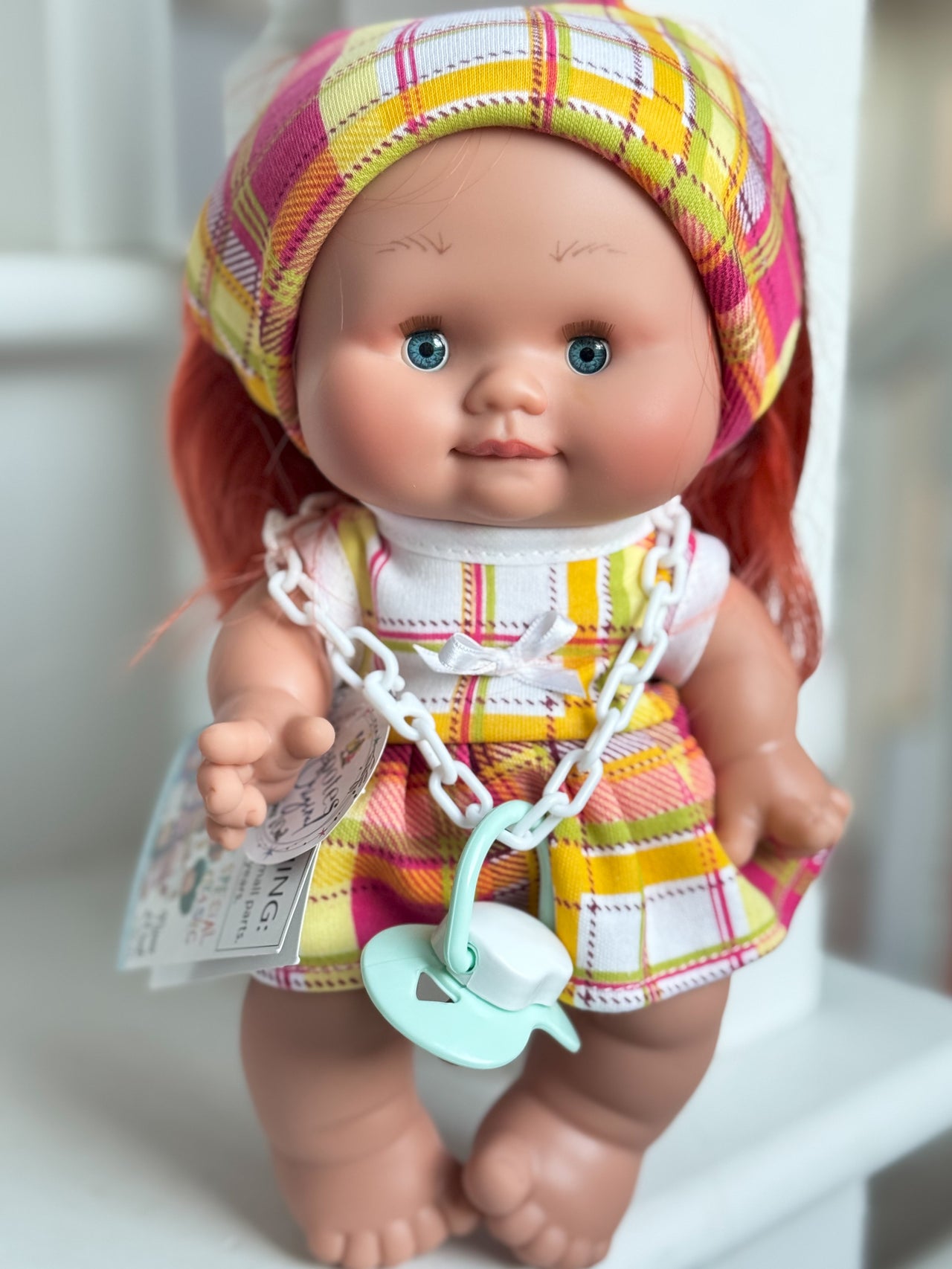 Abigail - Authentic Pepotes Sleepy 10.2" Girl Doll with Red Hair