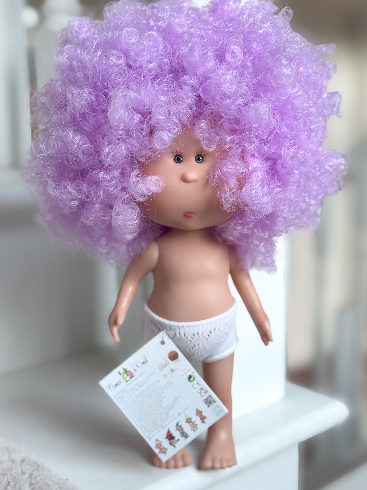 Lila - Mia Doll with Curly Lavender Purple Hair