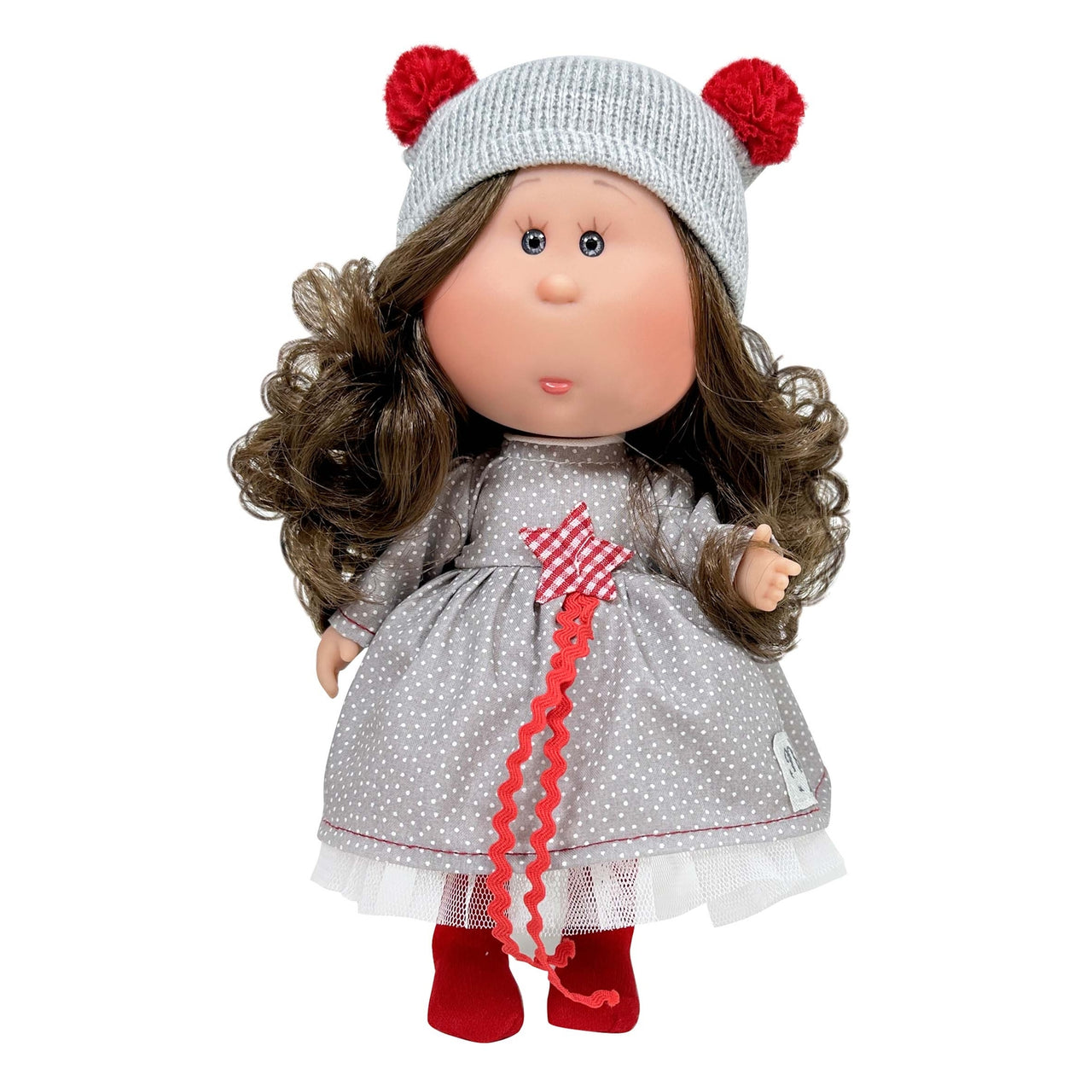 Mariah - Fully Dressed LITTLE Mia Holiday Doll with Dark Wavy Hair