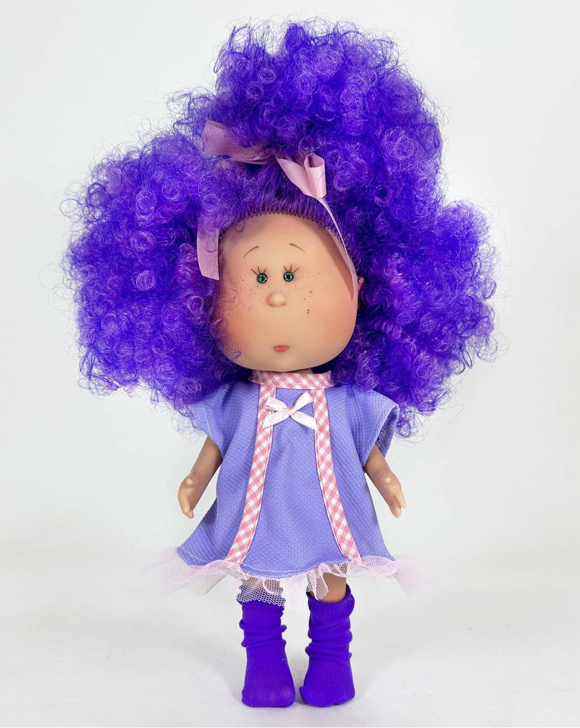 Veronica - Fully Dressed Mia Doll with Vibrant Curly Purple Hair