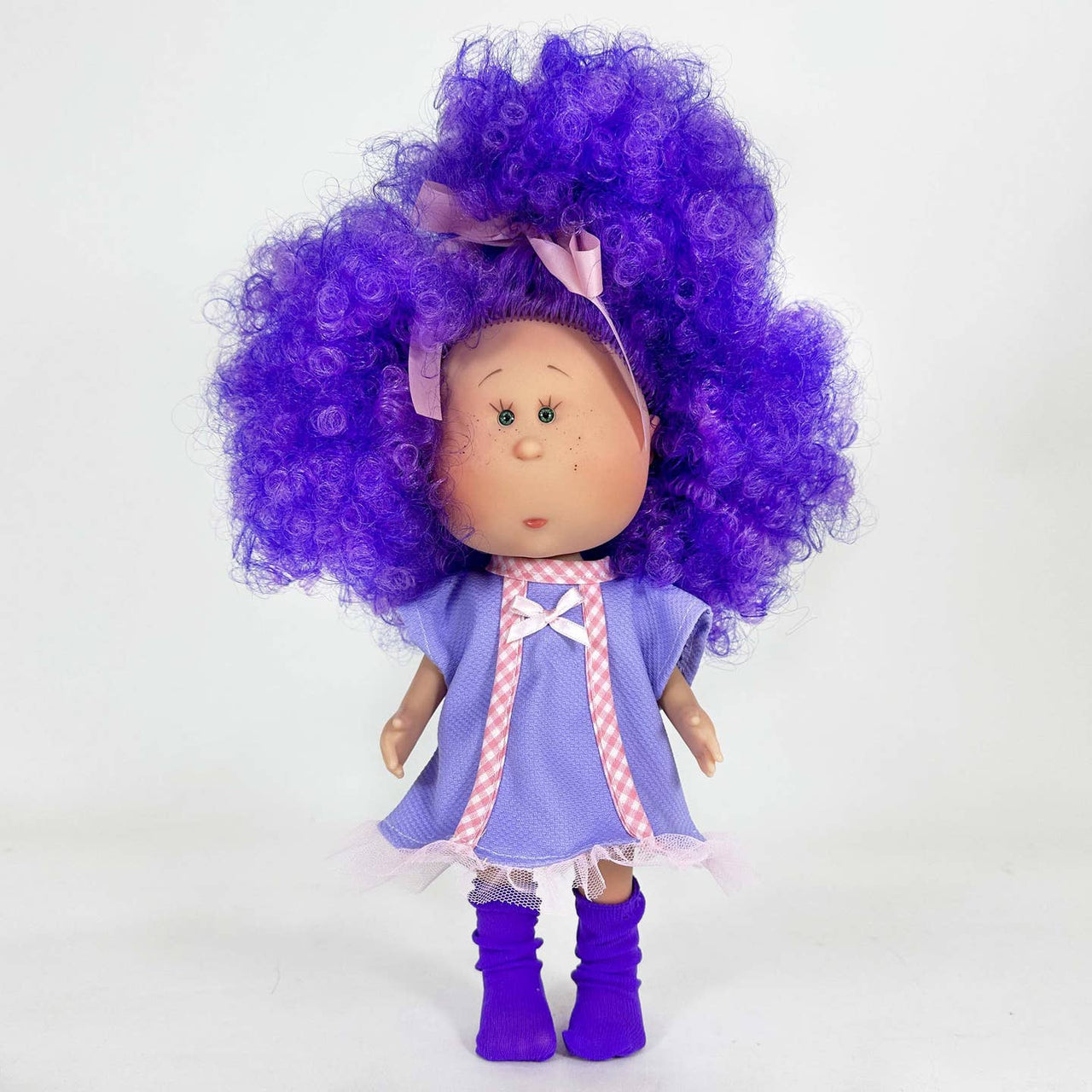 Veronica - Fully Dressed Mia Doll with Vibrant Curly Purple Hair