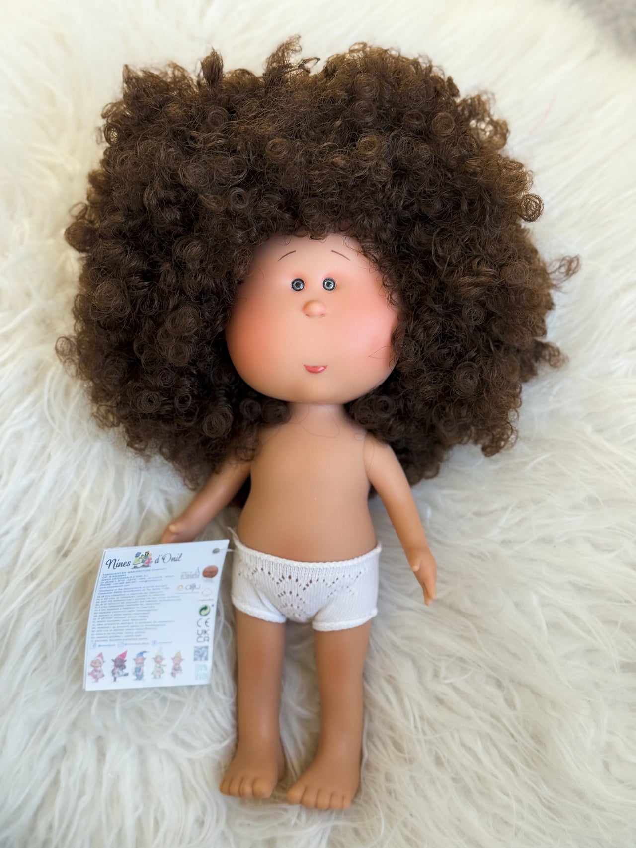 Billie - Mia Doll with Curly Chestnut Brown Hair