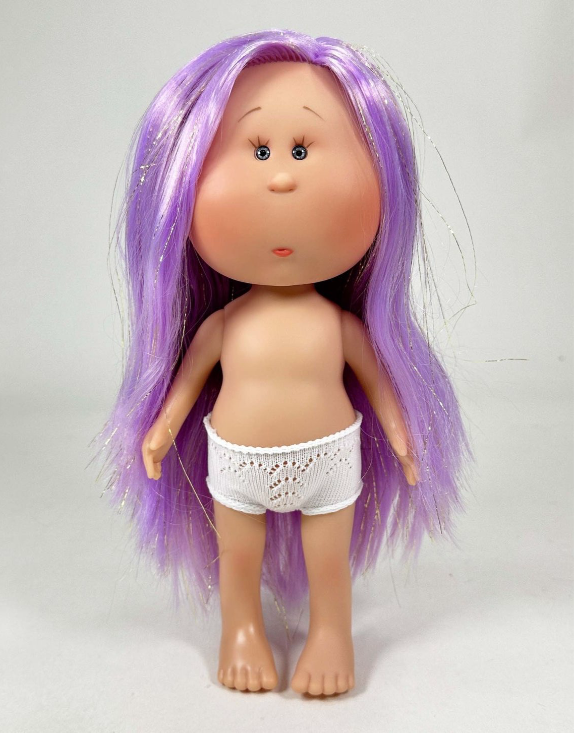 Sparkle - Mia Doll with Lavender Glitter Purple Hair