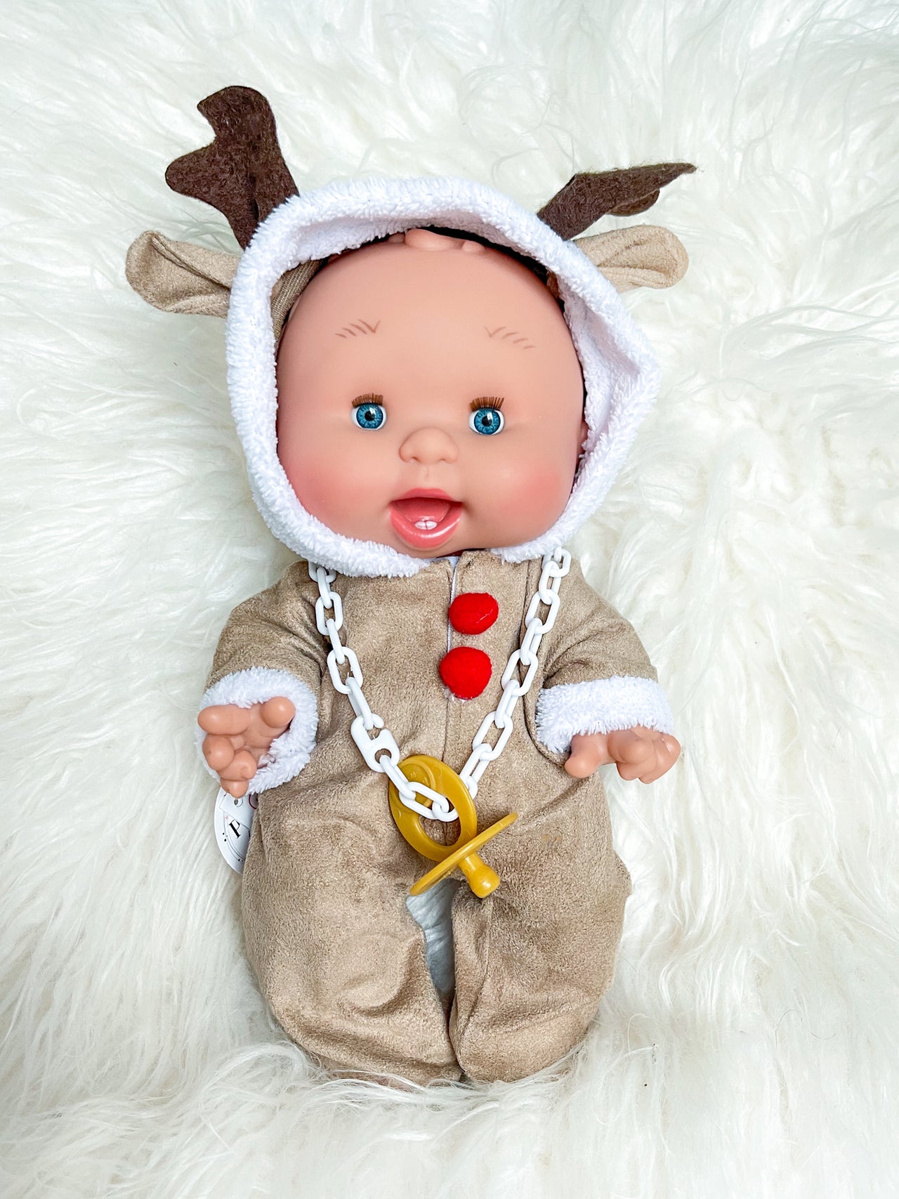 Dasher - Limited Edition Pepotes 10.2" Holiday Boy Doll with Sleepy Eyes