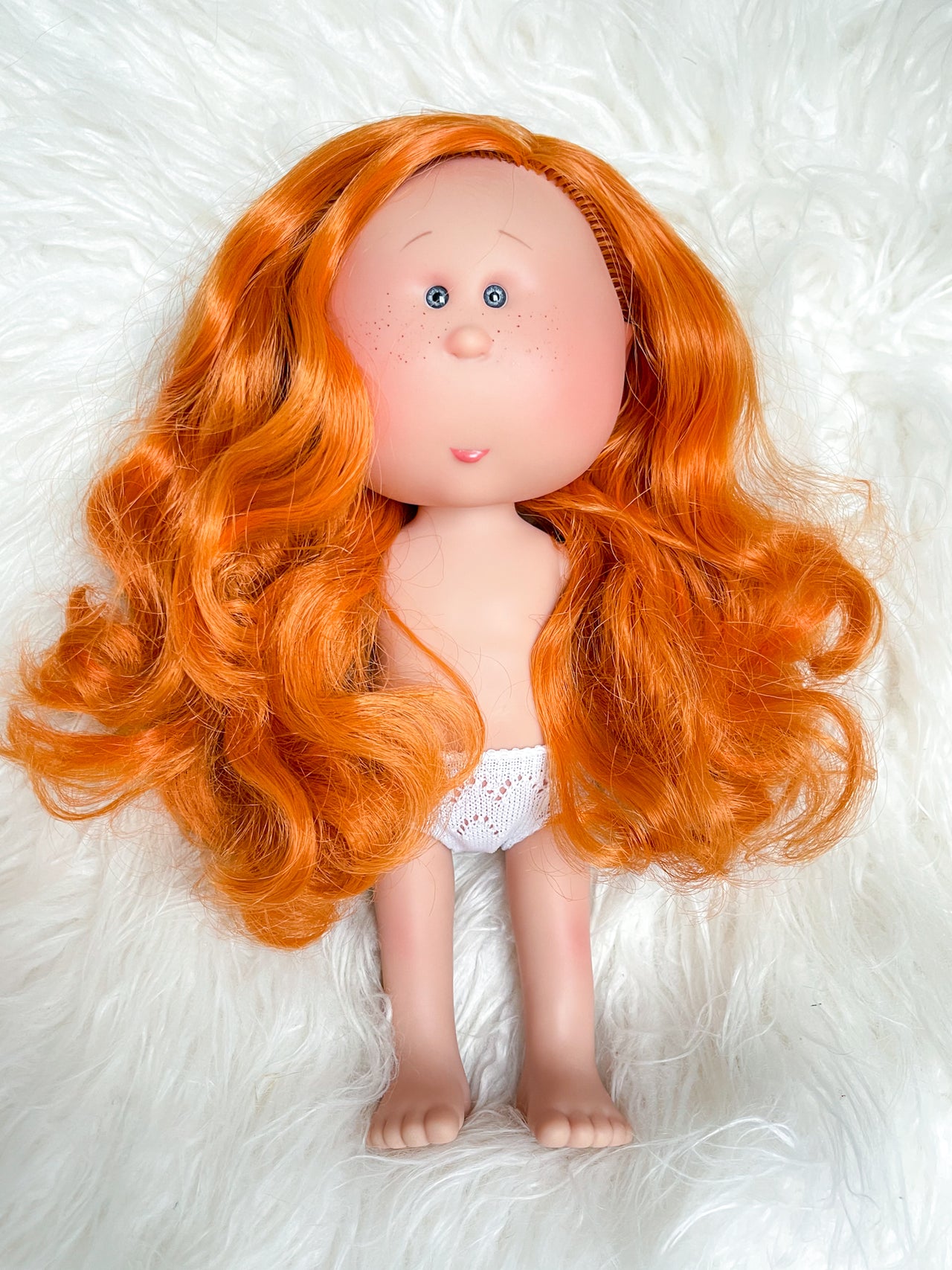 Cara - Mia Doll with Wavy Orange Hair