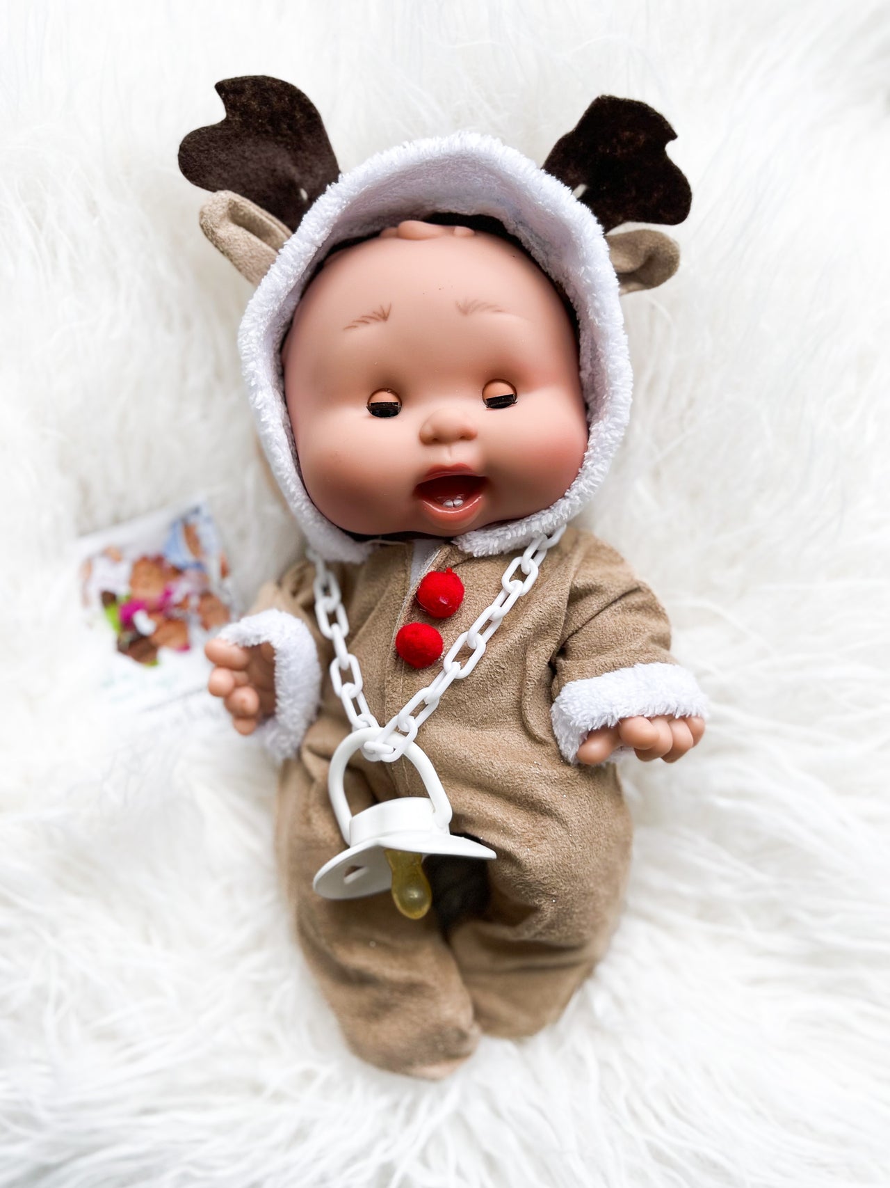 Dasher - Limited Edition Pepotes 10.2" Holiday Boy Doll with Sleepy Eyes