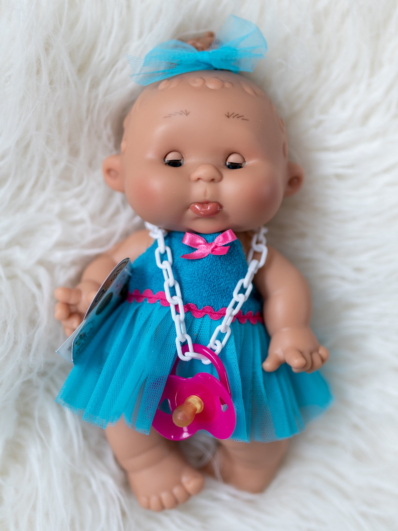 Nova  -  Authentic Pepotes 10.2" Pouty Girl Doll Sleepy Eyes